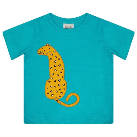 Piccalilly 半袖Tシャツ レオパード 104cm