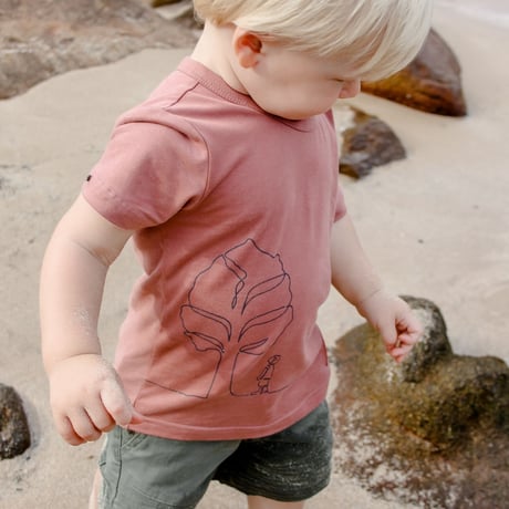 wild island Apparel The Dreamer T 半袖 ダスティピンク 100cm