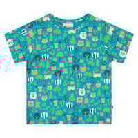 Piccalilly 半袖Tシャツ 森と動物 92-116cm