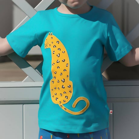 Piccalilly 半袖Tシャツ レオパード 104cm
