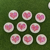 イニシャル入り！ハートのマーカー