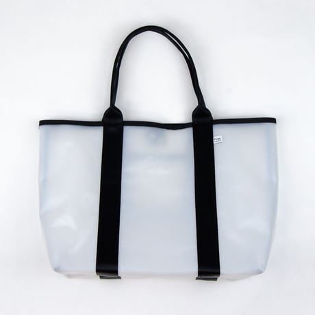 Transparent Tote Semi Bag M / 半透明トートバッグ M