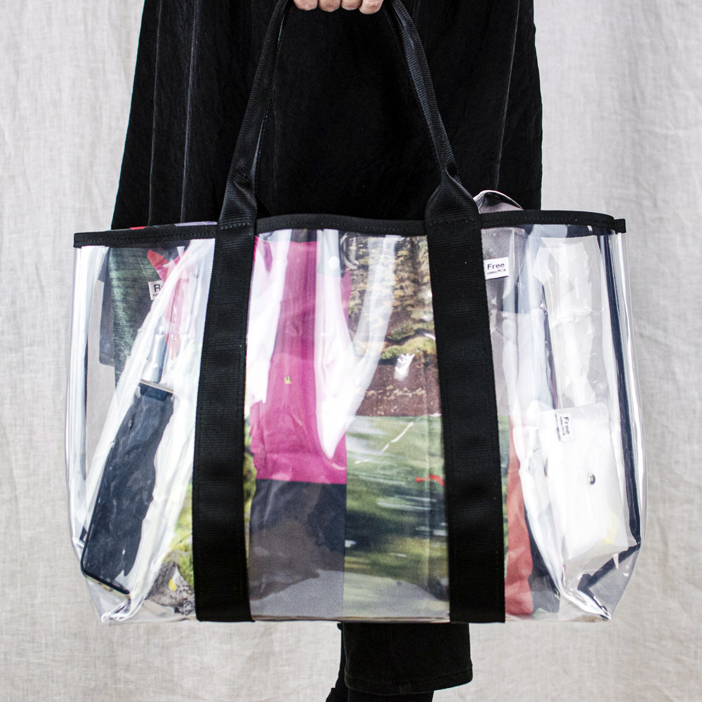Transparent Tote Bag L / 透明トートバッグ L | Atelier M/A
