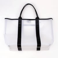 Transparent Tote Semi Bag L / 半透明トートバッグ L