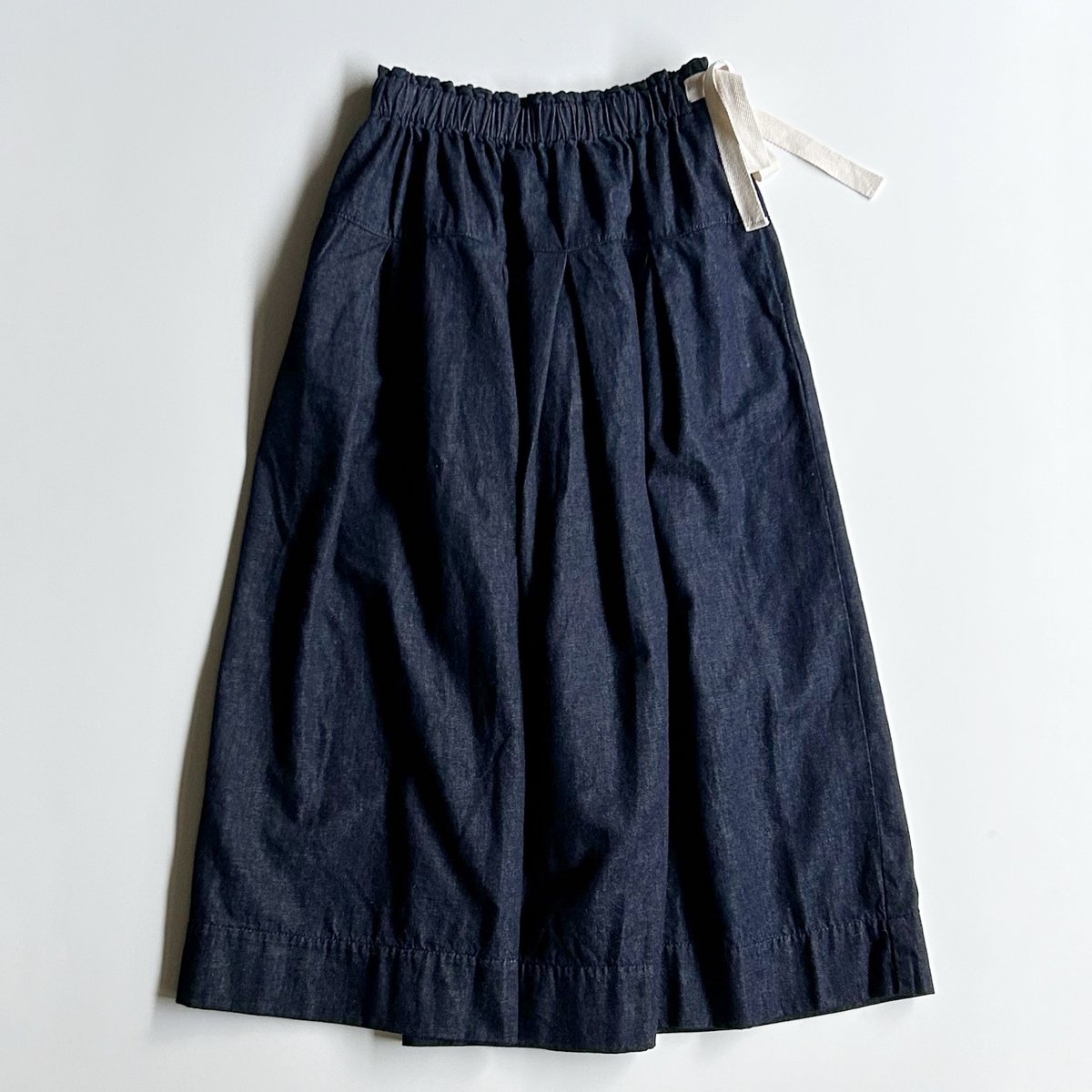 6oz denim tuck skirt(6オンスデニムタックスカート)AN-293 | sa