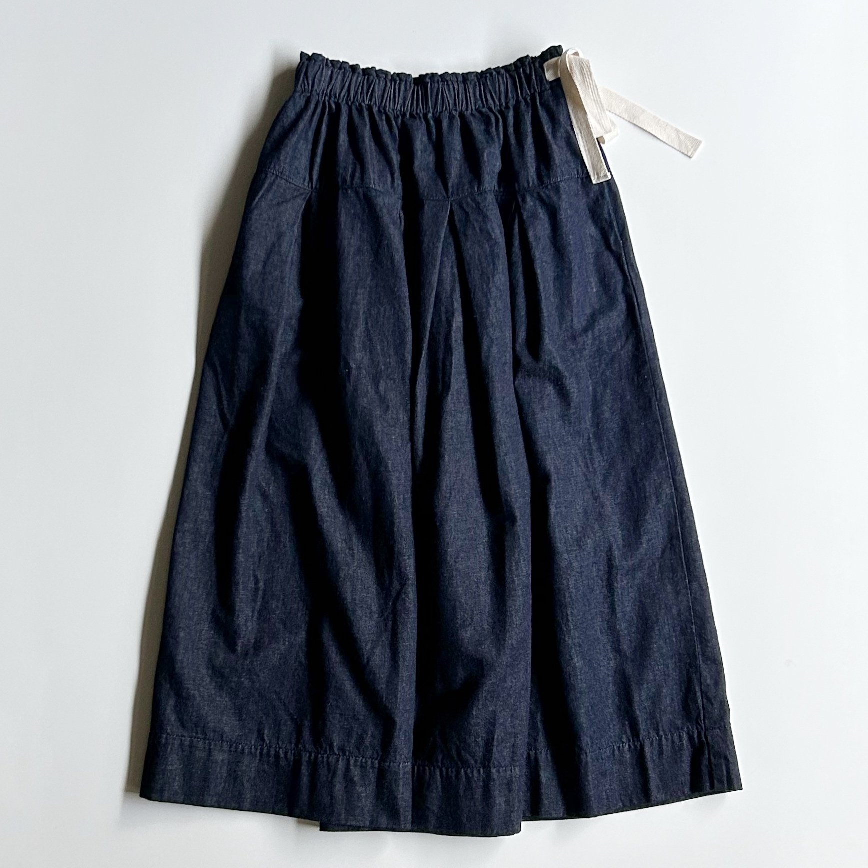 6oz denim tuck skirt(6オンスデニムタックスカート)AN-293 | sa