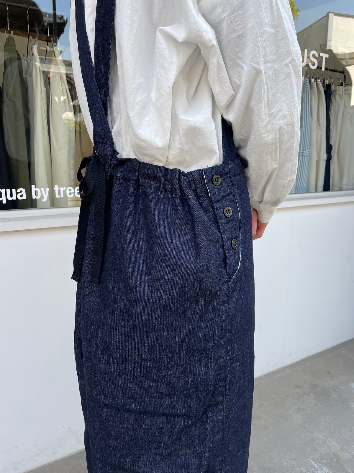 8oz denim bottle overalls (8オンスデニムボトルオーバーオール