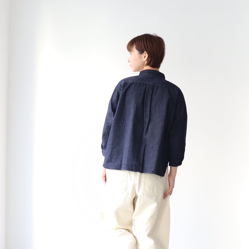 Denim over shirts (デニムオーバーシャツ) AN-223D | sasanq Denim over shirts (デニムオーバーシャツ) AN-223D | sasanq