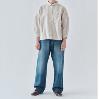 Wide Straight Denim (ワイドストレートデニム) -3Year Wash AN-104