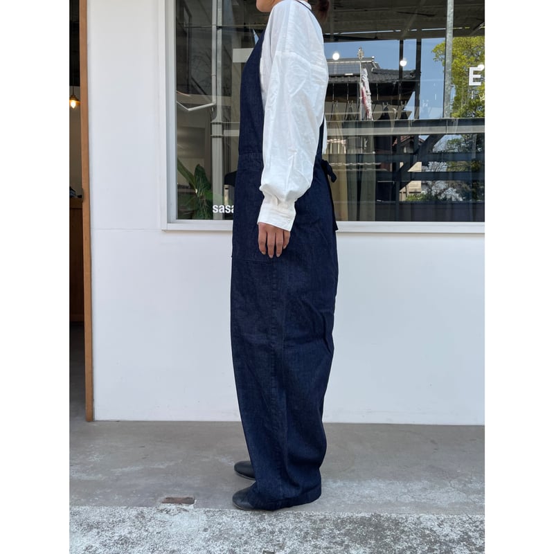8oz denim bottle overalls (8オンスデニムボトルオーバーオール