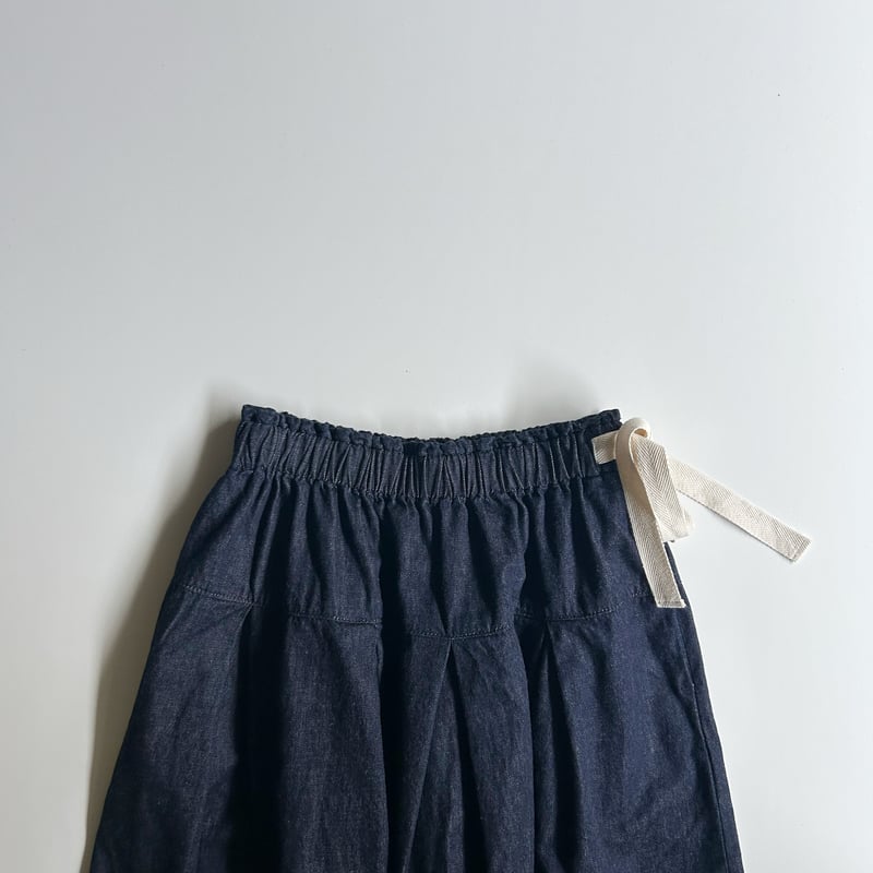 6oz denim tuck skirt(6オンスデニムタックスカート)AN-293 | sa