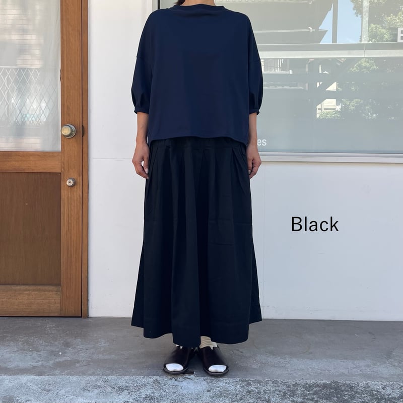 6oz denim tuck skirt(6オンスデニムタックスカート)AN-293 | sa