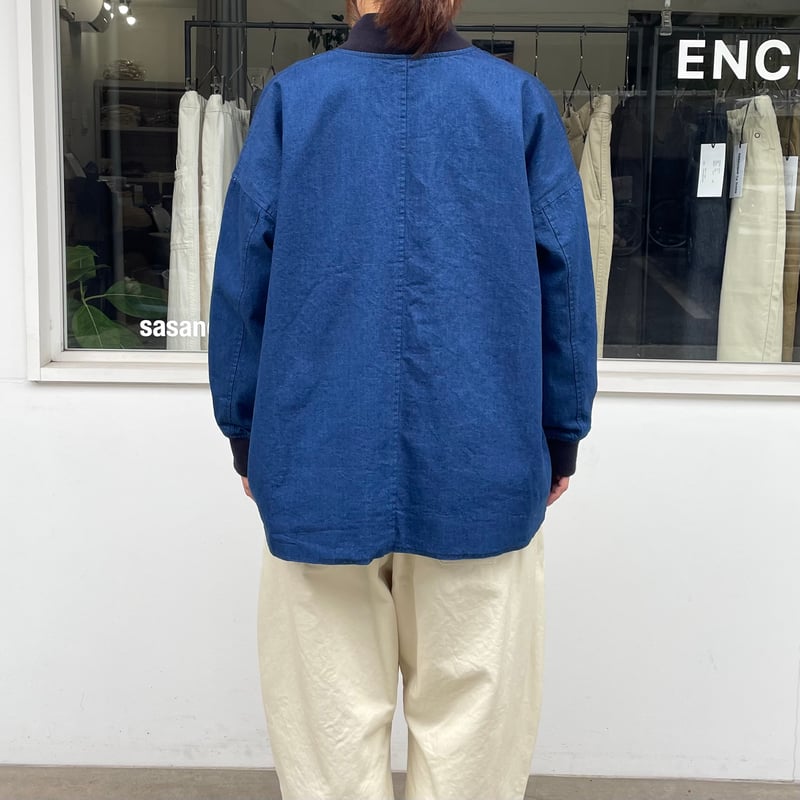 Denim stajium jacket(デニムスタジアムジャケット)AN-303 | sas Denim stajium jacket(デニムスタジアムジャケット)AN-303 | sas
