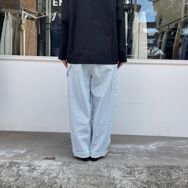 パンツ HICKORY PAINTER BALLOON PANTS Painter Pants Hickory indigo – BONCOURA Official Online Store