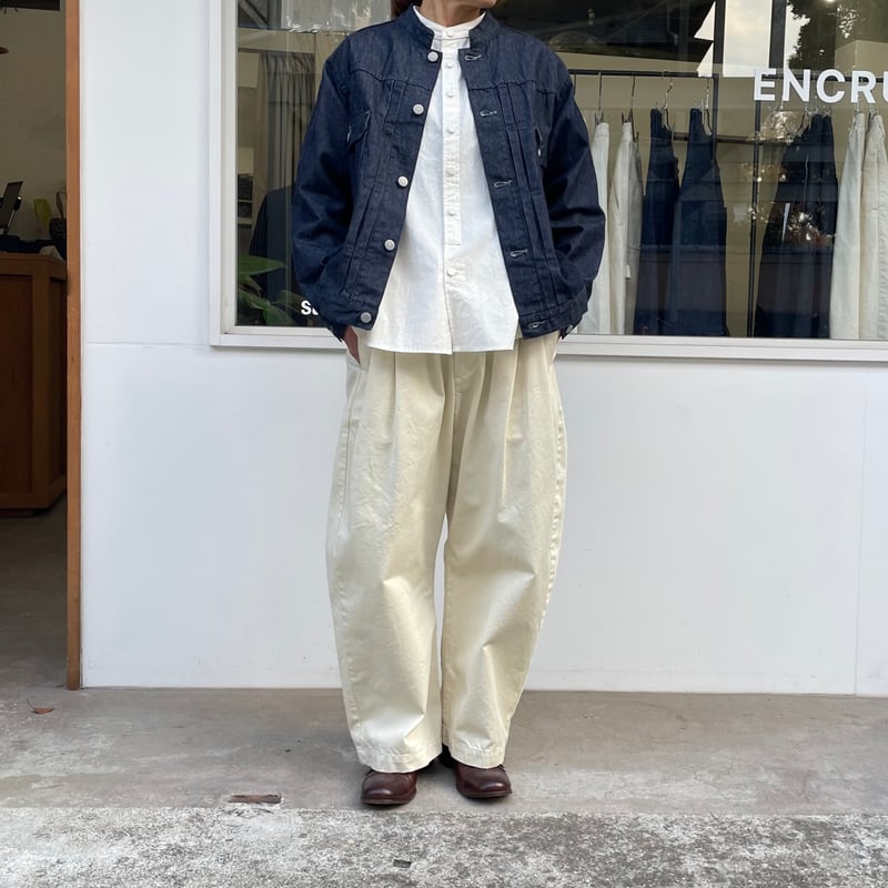 Stand collar 2nd denim jacket(スタンドカラーデニムジャケット)A