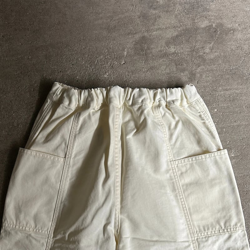 LIGHT CHINO CROSS CENTER SEAM GARDEN PANTS(ライトチ