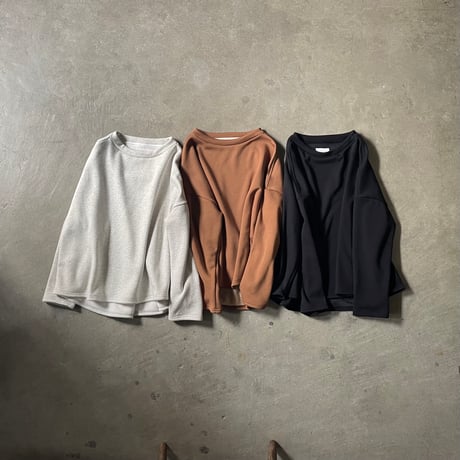 Bomberheat boatneck cut sew(ボンバーヒートボートネックカットソー)AN-298
