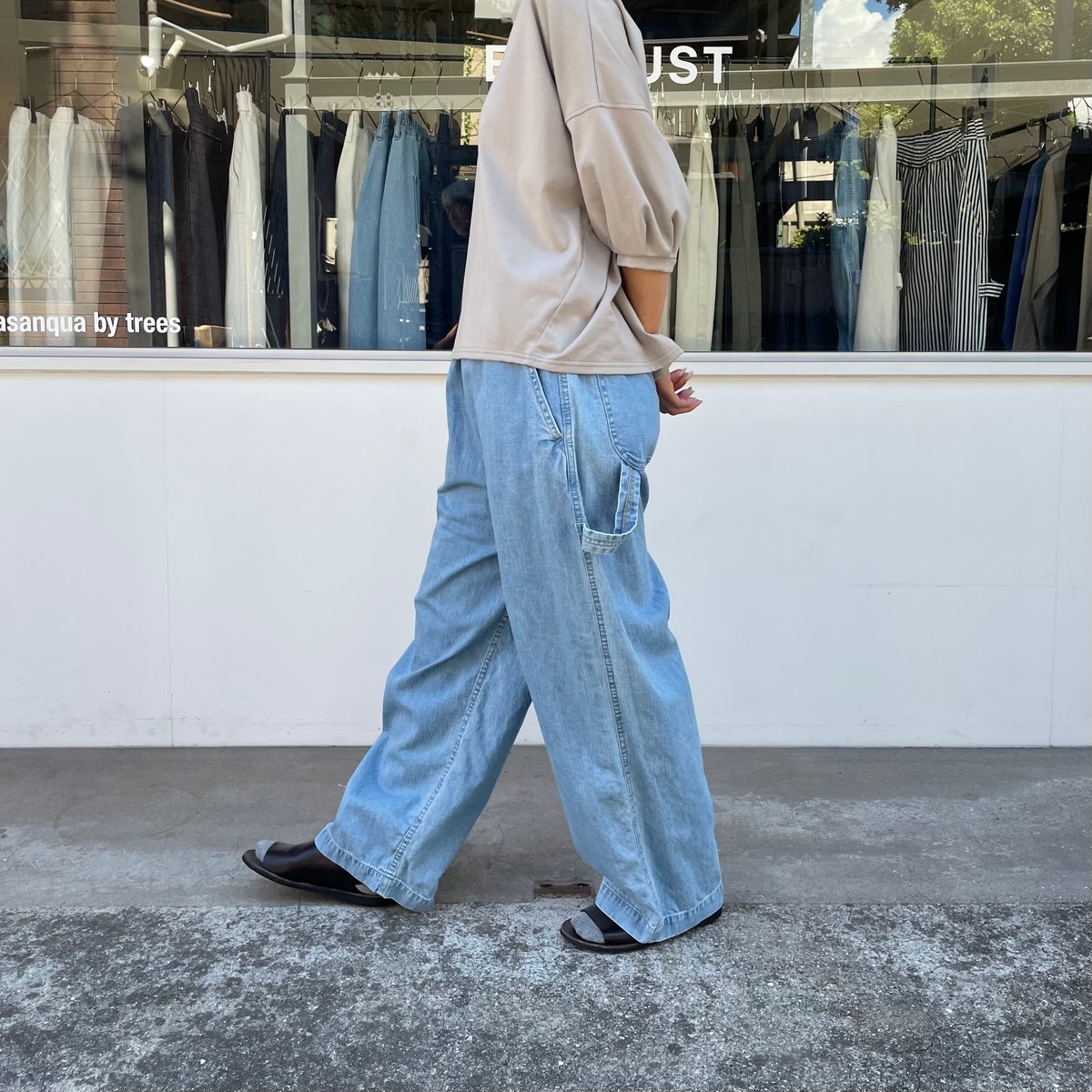 再入荷】8oz denim easy painter pants (8オンスデニムイージーペ