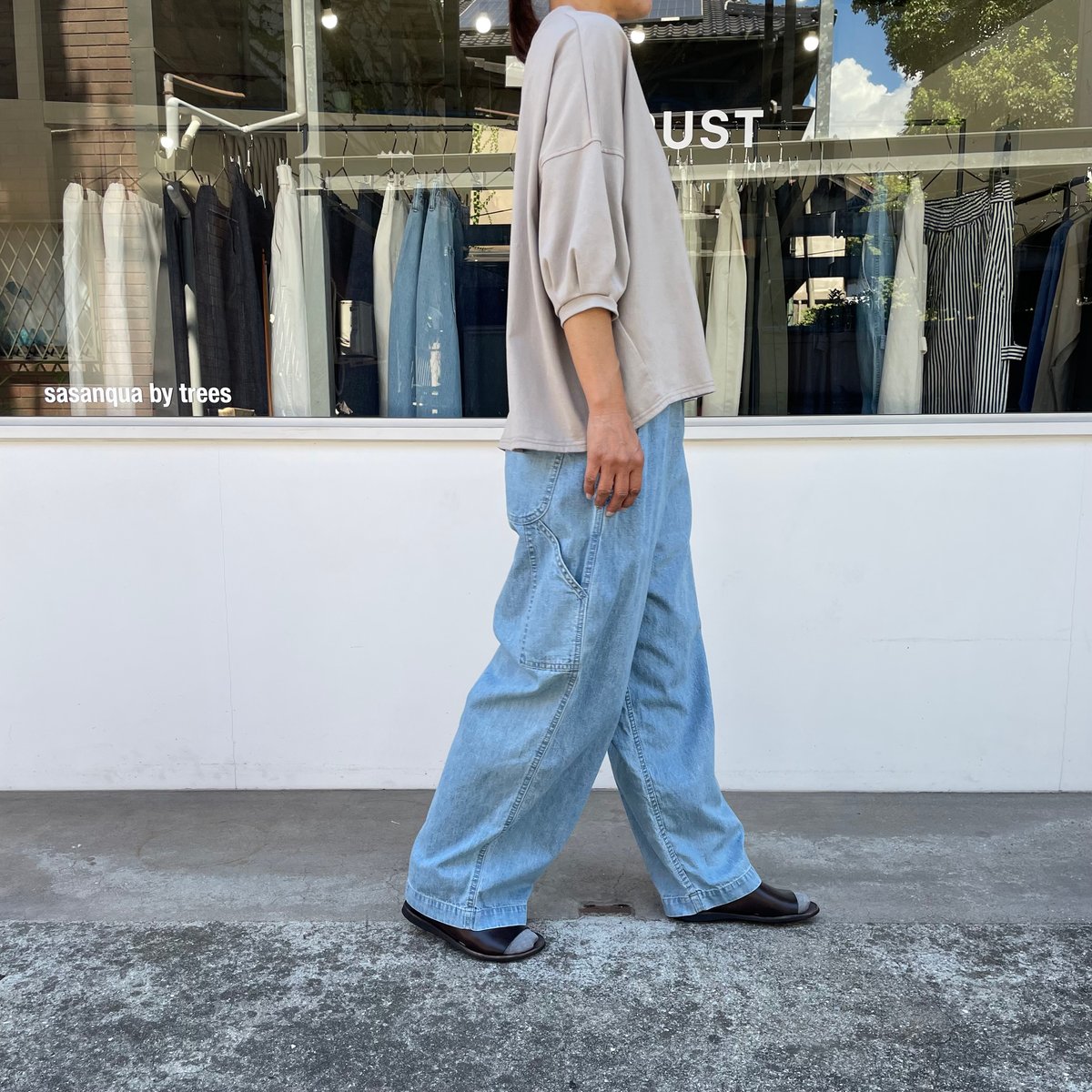 8oz denim easy painter pants (8オンスデニムイージー
