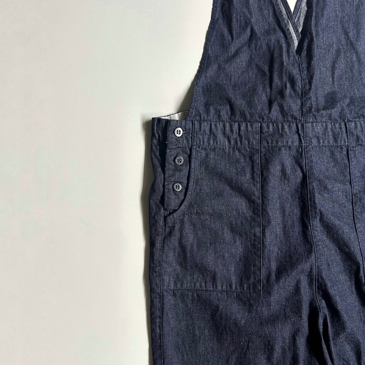 8oz denim bottle overalls (8オンスデニムボトルオーバーオール)AN