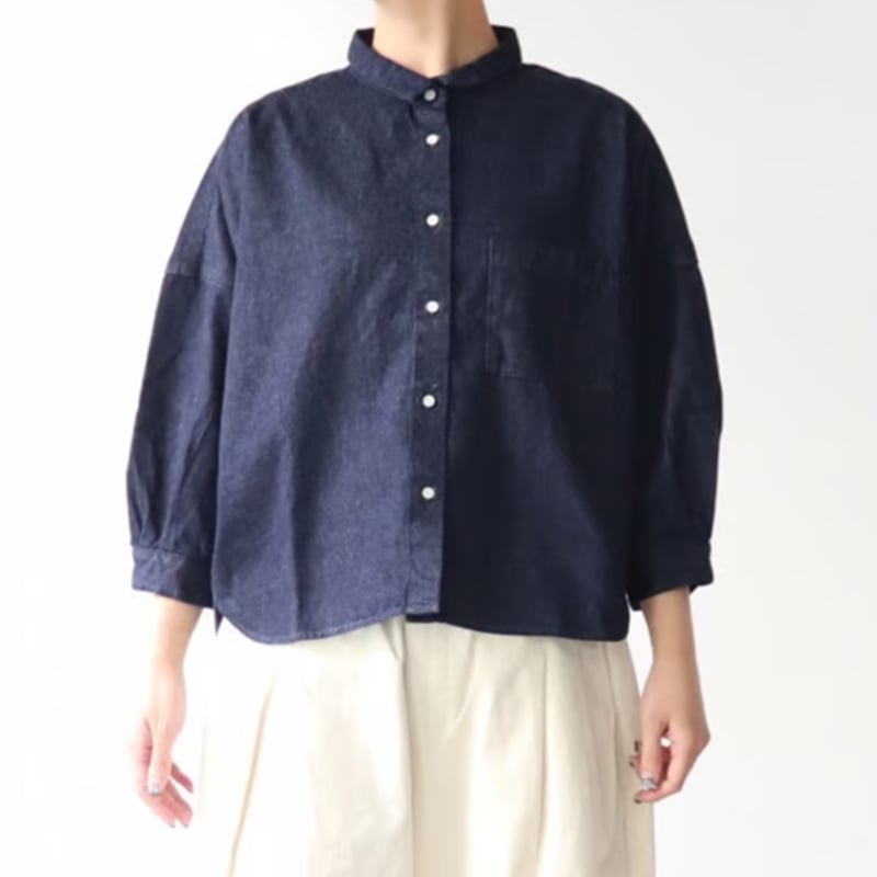 PROVKE デニムシャツ Denim over shirts (デニムオーバーシャツ) AN-223D | sasanq