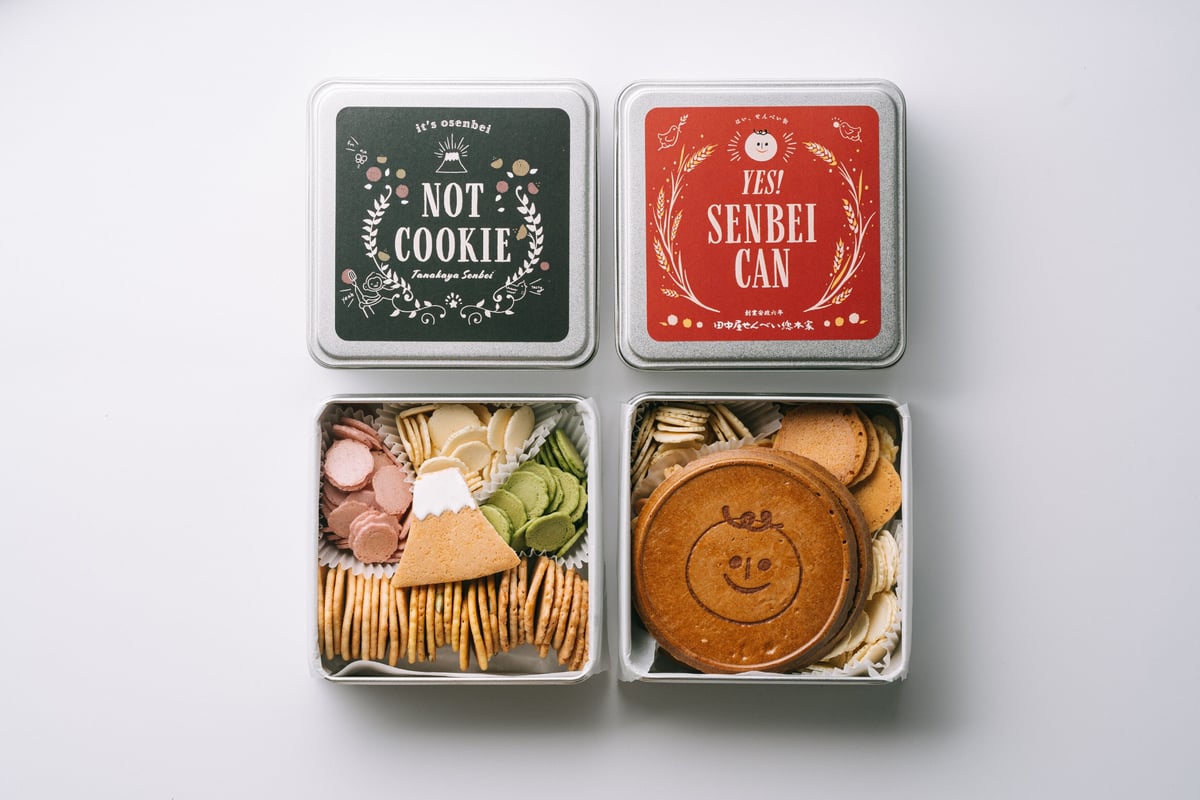 YES! SENBEI CAN/NOT COOKIE セット | 田中屋せんべい総本家