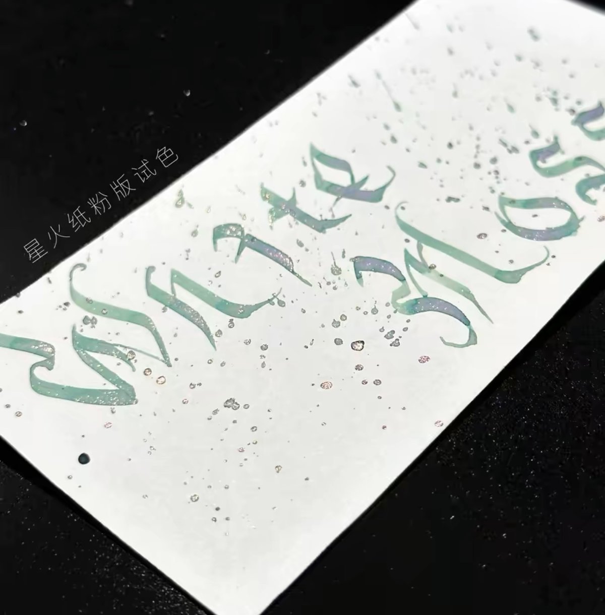 DREAM INK インクまとめ DREAM INK 白苔藓(ホワイトモス）20ml 遊色ラメ入りインク | 薫月文具堂