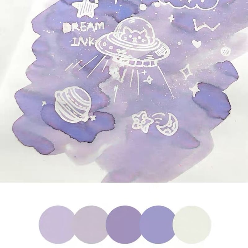 DREAM INK 銀河赴約 （ぎんがふやく）20ml 遊色ラメ入りインク | 薫月