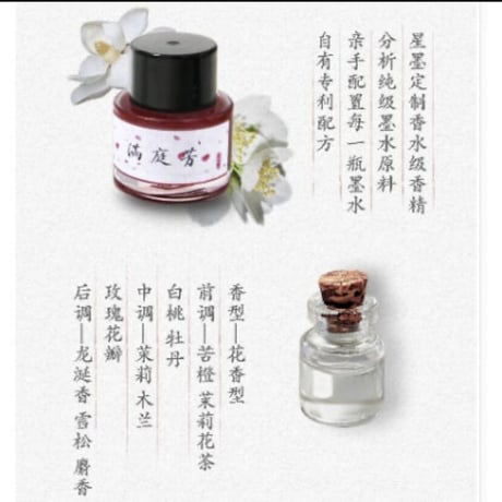 Starry ink 星墨(シンムォ) 六色詩詞香水インク