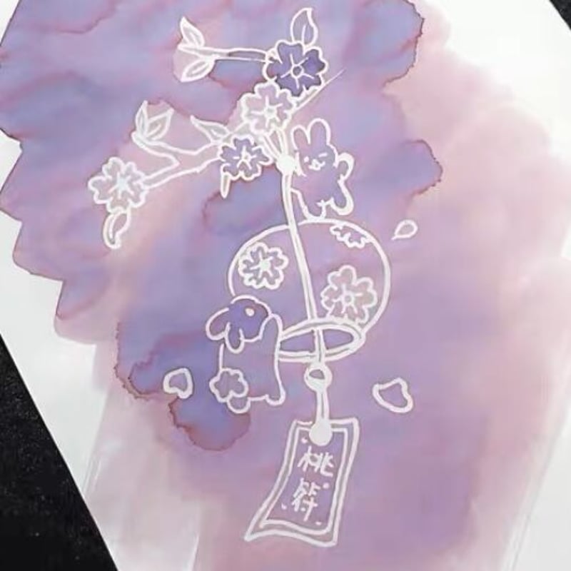 DREAM INK 桃苻(タオフー) 20ml 遊色ラメ入りインク | 薫月文具堂