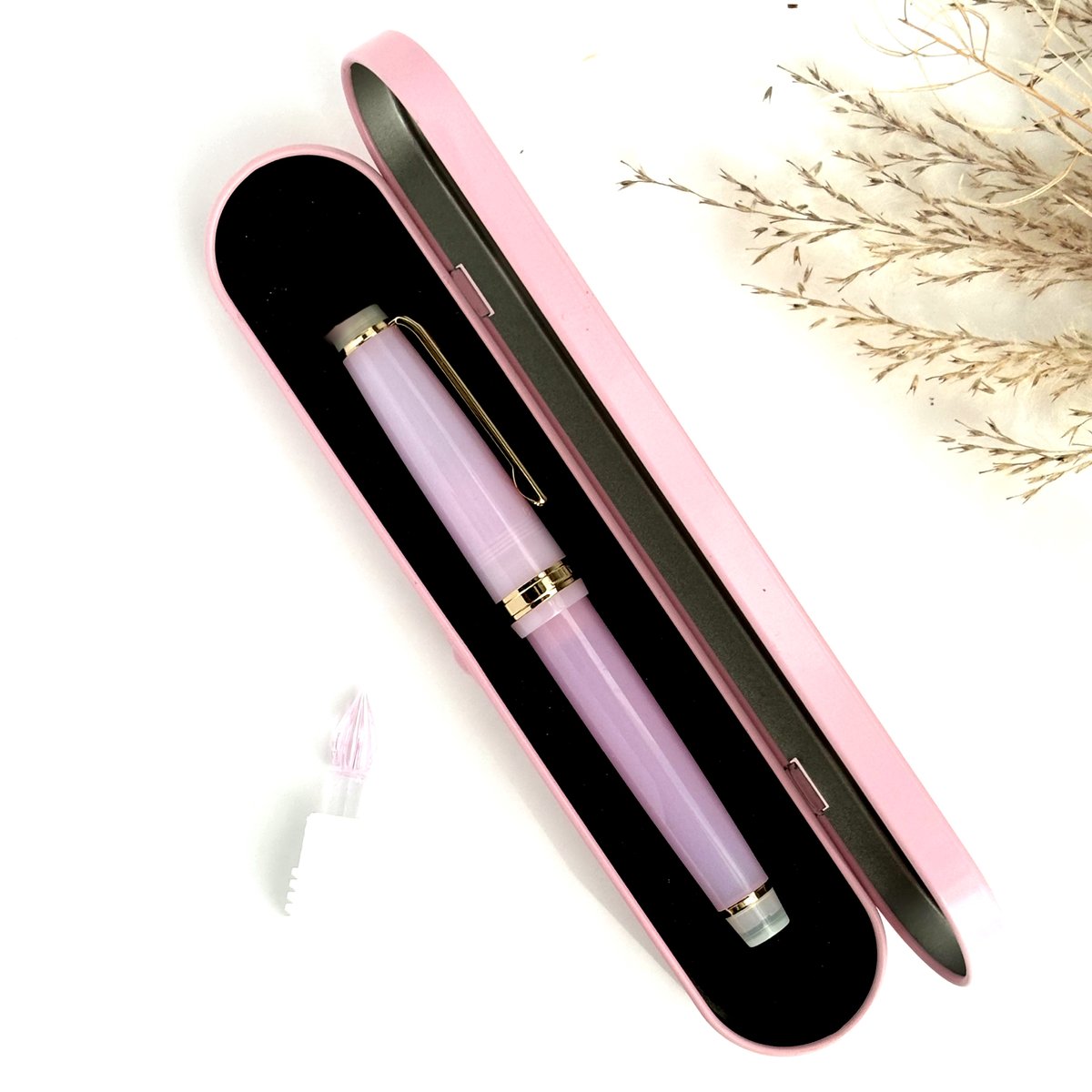 ガラスペン ダックくん ピンク