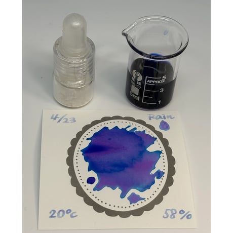 STARRY INK 星墨　独角鯨尾巴 (イッカク・テイル) 温度変色インク