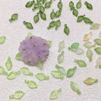 【手芸部】リーフ型ビーズ　紫陽花の葉っぱ用