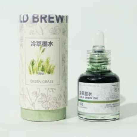 冷萃墨水 青草(グリーングラス)植物コールドブリューインク