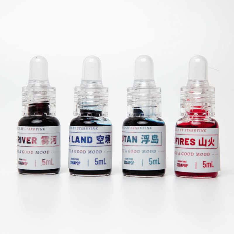 STARRY INK 星墨 SODAPOP 第3季 フラッシュインク ミニボトルセット