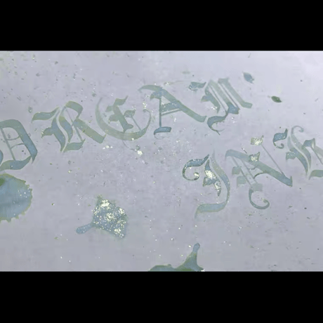 DREAM INK 青白玉(キンバイユー)20ml　遊色ラメ入り香り付きインク