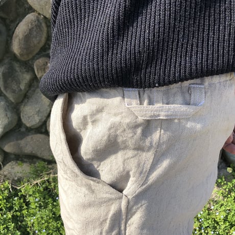 ［たつけ］耕すたつけ / リネン 《岡本よりたかコラボ 限定商品》