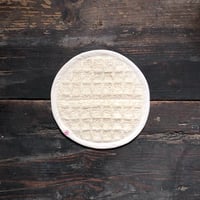 [ORGANIC] 純和綿【ARAU】丸型タオル  -ワッフル織り-