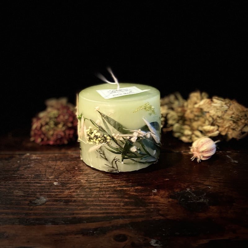 キャンドル】ボタニカルキャンドル (M) | Okamoto-design 