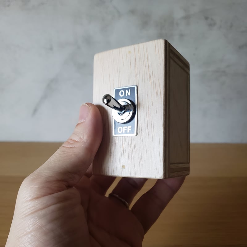 SWITCH BOX TOY｜トグルスイッチ ブラック | NEWDAYS FACTORY｜