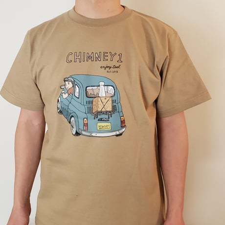 チムニーTシャツ(1号)　サンドカーキ