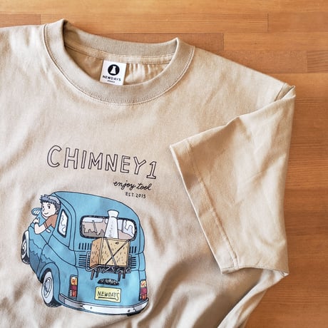 チムニーTシャツ(1号)　サンドカーキ