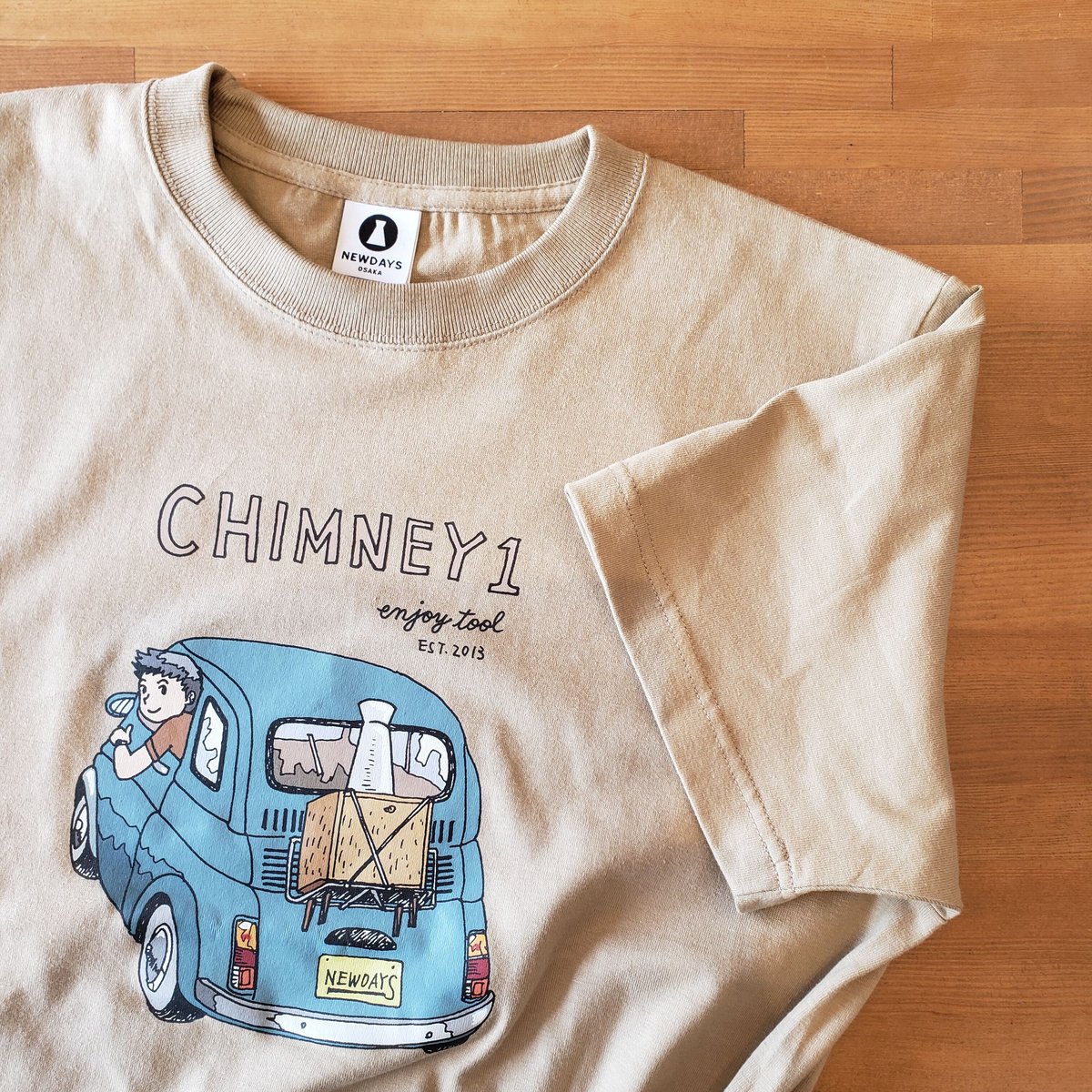 チムニーTシャツ(1号) サンドカーキ | NEWDAYS FACTORY｜ニューデイズ