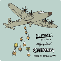 ステッカー　チムニー1号投下　カラー