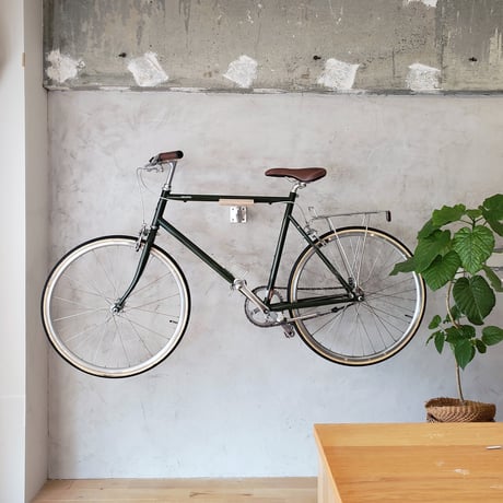 自転車用アルミ壁掛けフック／ラーチ積層材
