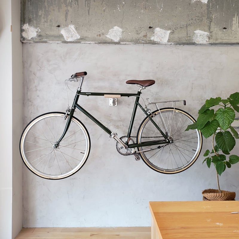 自転車用アルミ壁掛けフック／ラーチ積層材 | NEWDAYS FACTORY｜ニュー