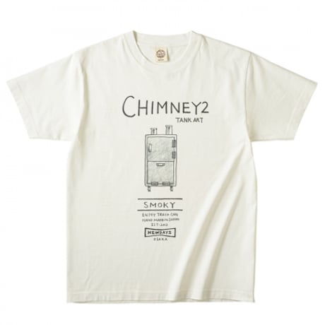 オーガニックコットンTシャツ　CHIMNEY2