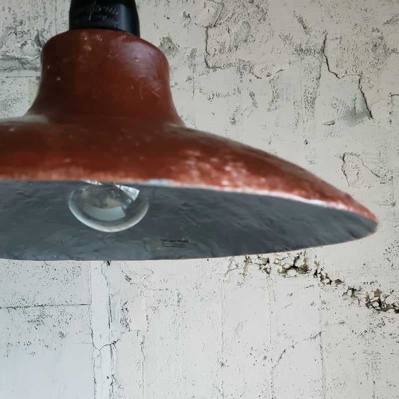 FRP ランプシェード 5型 赤茶 | NEWDAYS FACTORY｜ニューデイズ