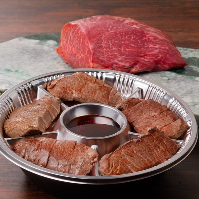 大特価！　ステーキ用焼き鐵。 冷凍】近江牛希少部位焼きたてステーキセット | 八傳オンラインショップ