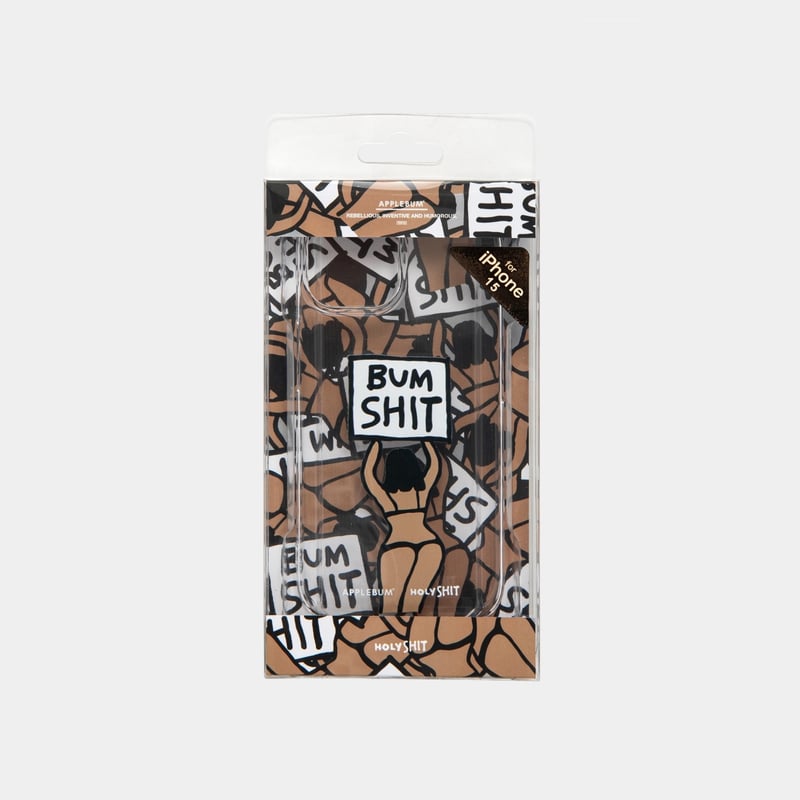 HOLY SHIT×APPLEBUM］BUM SHIT IPHONE15 CLEAR CAS
